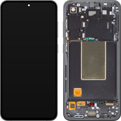 Samsung Galaxy S24 FE S721 Сензорен дисплей Samsung Galaxy S24 FE S721, с рамка, черен (графит), сервизен пакет GH82-35848A 