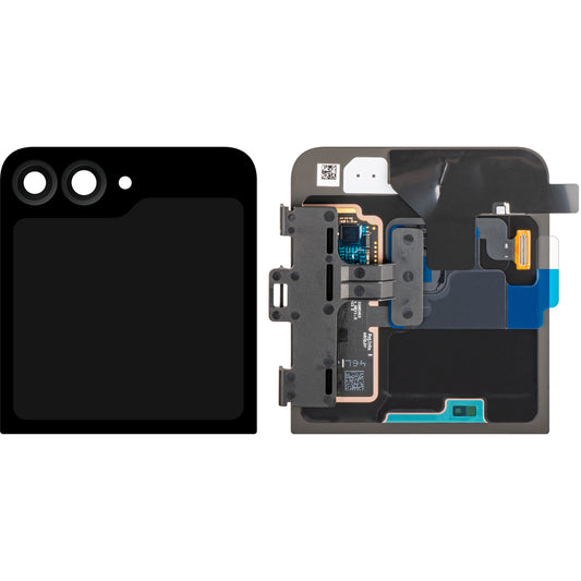 Дисплей с тъчскрийн Samsung Galaxy Z Flip7 FE F761, Sub Outer, черен, комплект за сервиз GH97-30985A