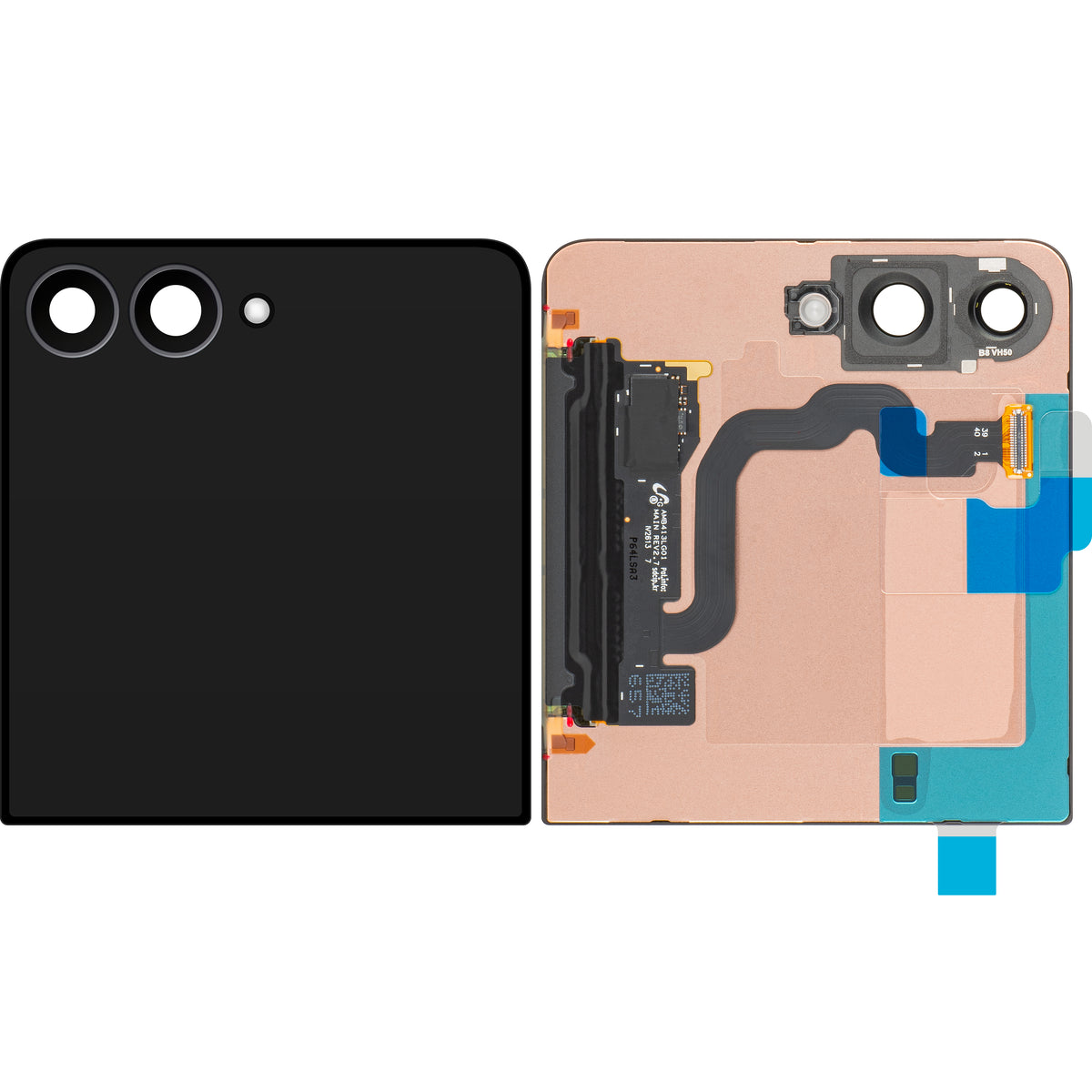 Дисплей с тъчскрийн Samsung Galaxy Z Flip8 F776, Sub Outer, черен, Service Pack GH82-39757A