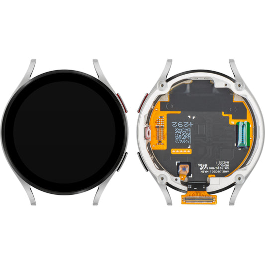 Дисплей с тъчскрийн Samsung Galaxy Watch5 44mm, с рамка, LTE версия, сребрист, Service Pack GH82-30043C