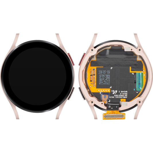 Дисплей с тъчскрийн Samsung Galaxy Watch FE, с рамка, BT версия, розово злато, сервизен пакет GH97-30050D