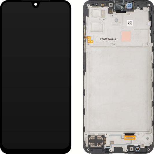 Samsung Galaxy A18 4G A185 Touchscreen Display with Frame, Black, Service Pack GH82-40516A