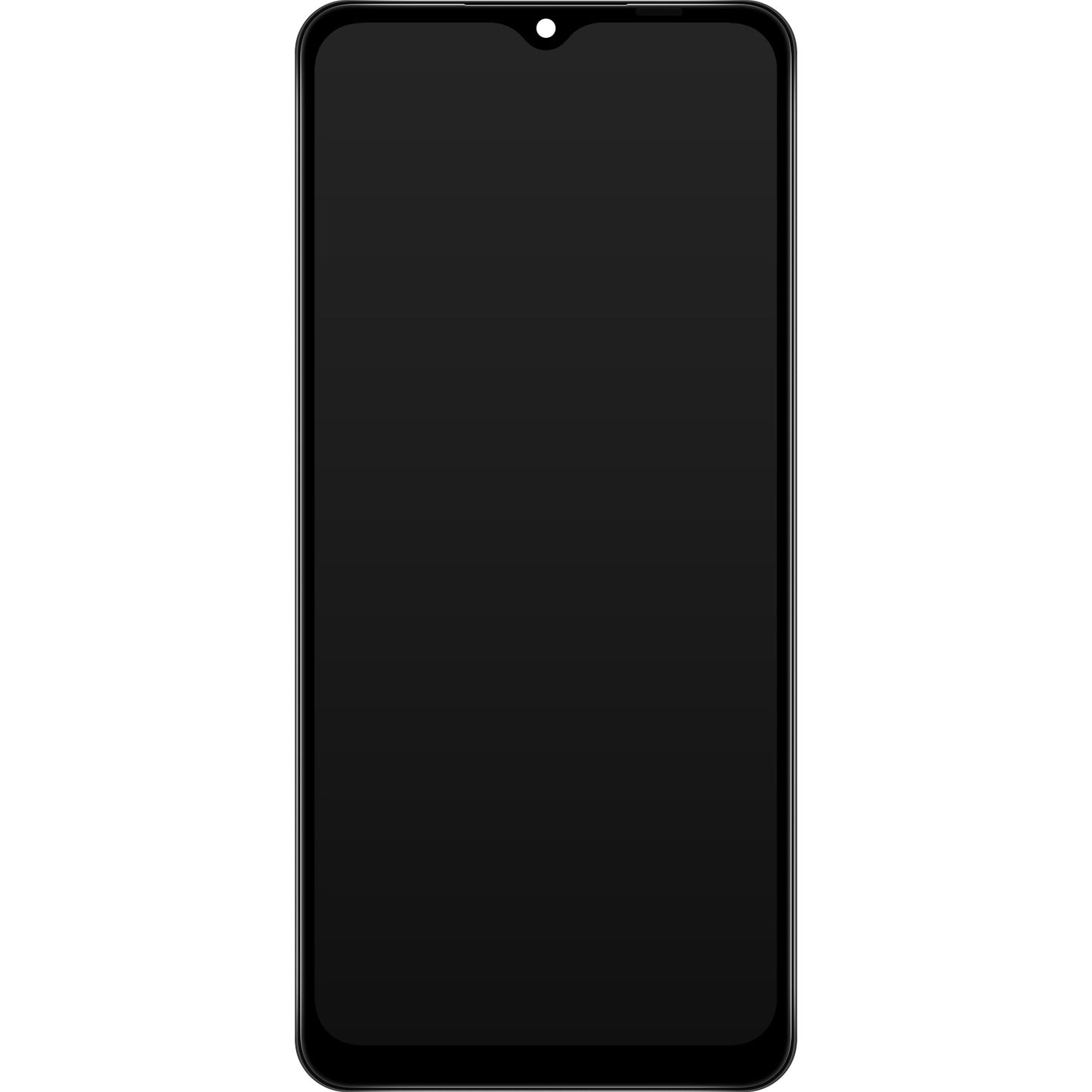 Дисплей с тъчскрийн Samsung Galaxy A12 Nacho A127, с рамка, черен, ресилиран GH82-26486A