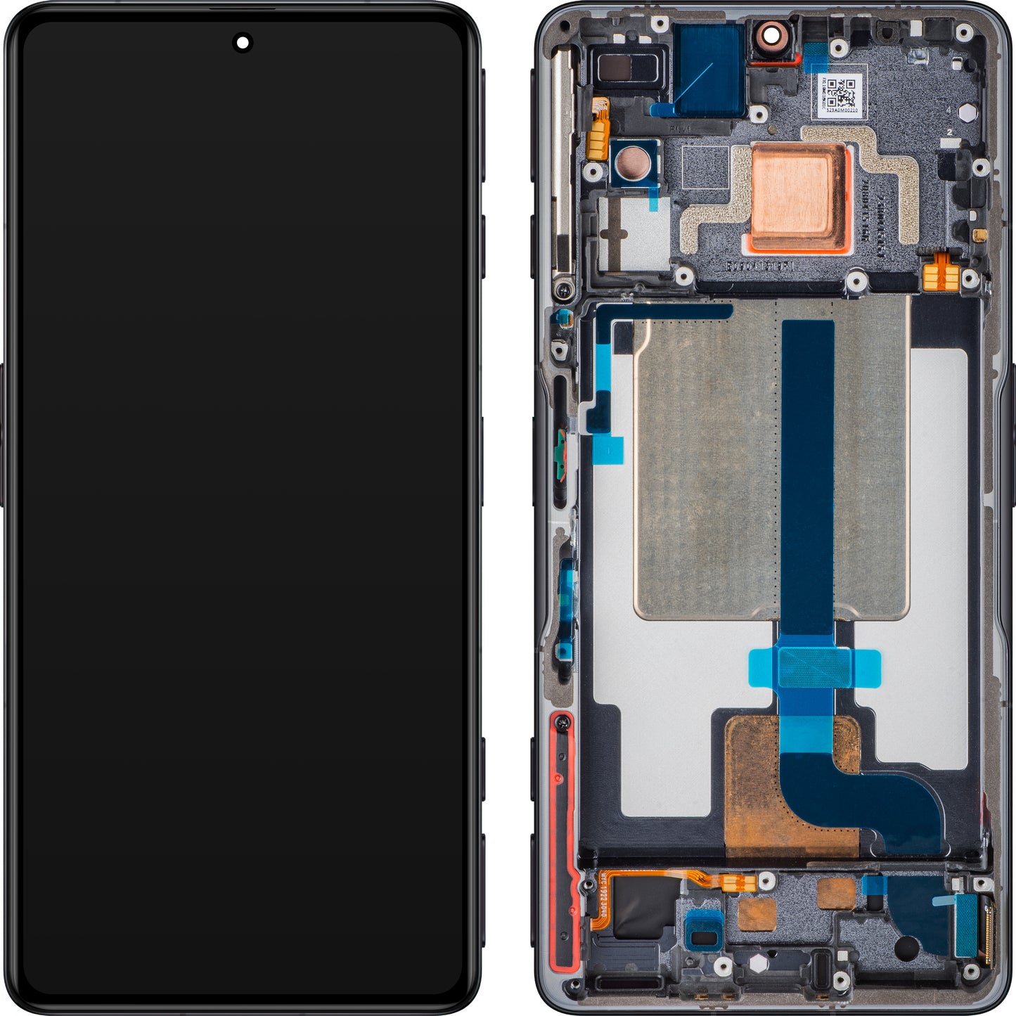 Дисплей с тъчскрийн Xiaomi Poco F4 GT, с рамка, Черен (Stealth Black), Service Pack 5600090L1000