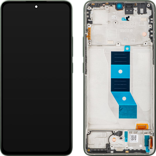 Дисплей с тъчскрийн Xiaomi Poco M7 Pro 5G, с рамка, Зелен (Olive Twilight), Service Pack 5600060O17P00