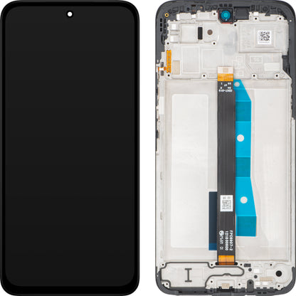 Дисплей с тъчскрийн Xiaomi Poco M7 4G / Redmi 15 4G, с рамка, Европейска версия, Черен, Service Pack 560001O19AP00