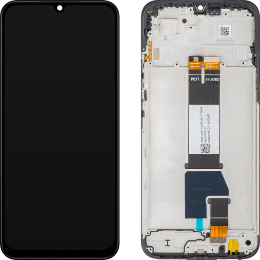 Дисплей с тъчскрийн Xiaomi Poco C85 4G / Redmi 15C 4G, с рамка, глобална версия, черен, Swap 5600020P15A00