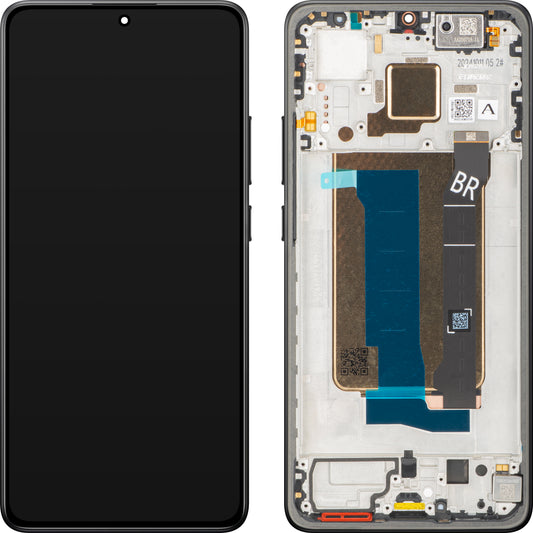Дисплей с тъчскрийн Xiaomi Poco X7 Pro, с рамка, черен, Swap 56000300O1000