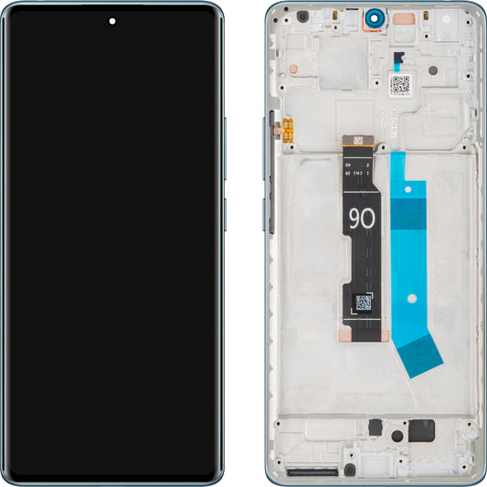 Дисплей с тъчскрийн Xiaomi Redmi Note 14 Pro 4G, с рамка, син (Ocean Blue), повторно запечатан 560001000O600