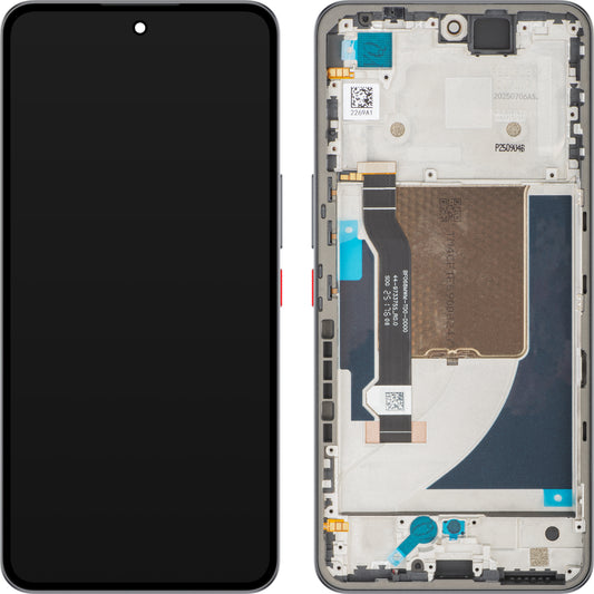 Дисплей с тъчскрийн ZTE nubia Neo 3 GT, с рамка, черен, Service Pack 123448601195