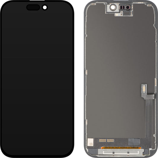 Дисплей с тъчскрийн ZY за Apple iPhone 17, с рамка, LCD версия In-Cell IC Movable, черен