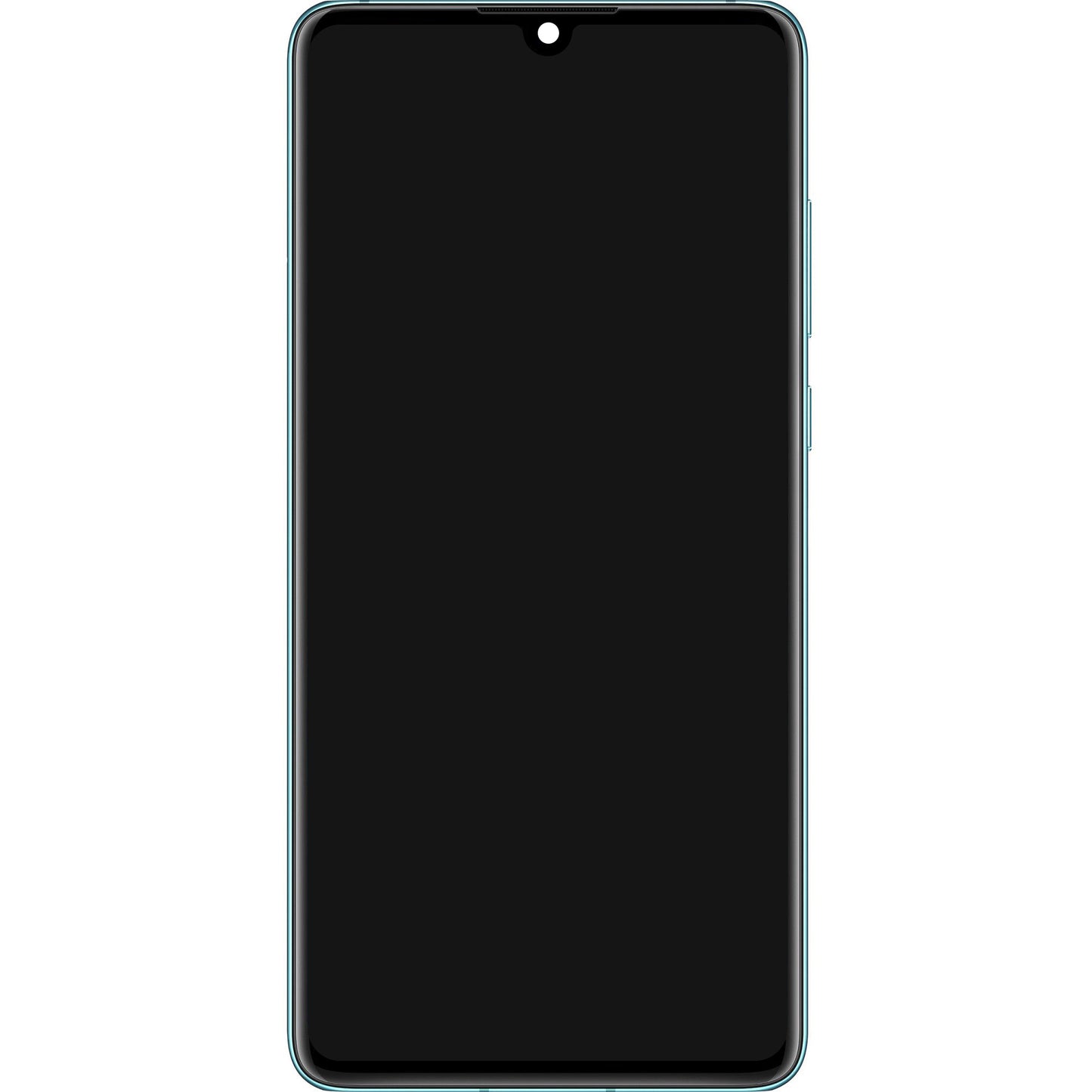 Тъчскрийн дисплей Huawei P30, с рамка и батерия, син (Breathing Crystal), сервизен пакет 02354HMF