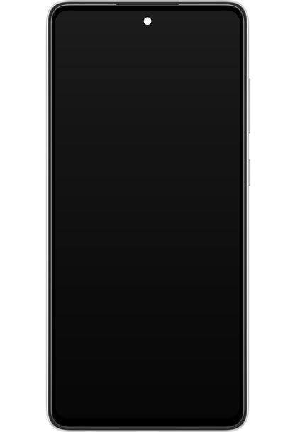 Samsung Galaxy A72 A725 / A72 5G A726 Тъчскрийн дисплей, с рамка, бял, сервизен пакет GH82-25460D