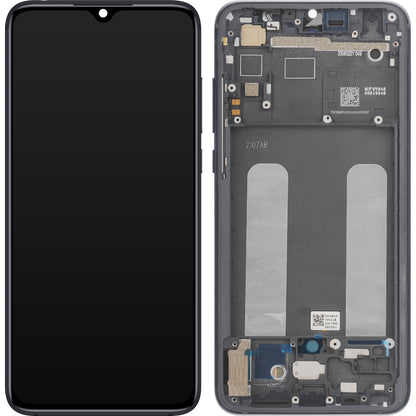 Дисплей с тъчскрийн Xiaomi Mi 9 Lite, с рамка, сив, Service Pack 560610118033