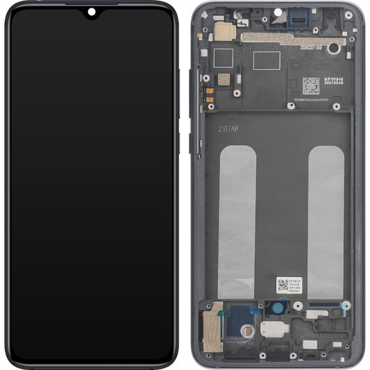 Дисплей с тъчскрийн Xiaomi Mi 9 Lite, с рамка, сив, Service Pack 560610118033
