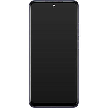 Дисплей с тъчскрийн Xiaomi Redmi Note 9 Pro 5G / Mi 10T Lite 5G, с рамка, сив, Service Pack 5600040J1700