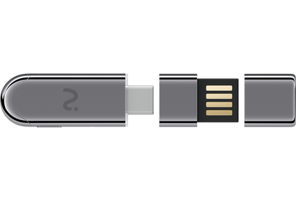 Донгъл за запис / диктофон Viaim NoteKit AI, USB-C / USB-A, сив