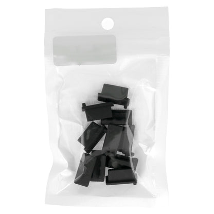 OEM Phone Port Dust Plug, USB-A, Set of 10, Black