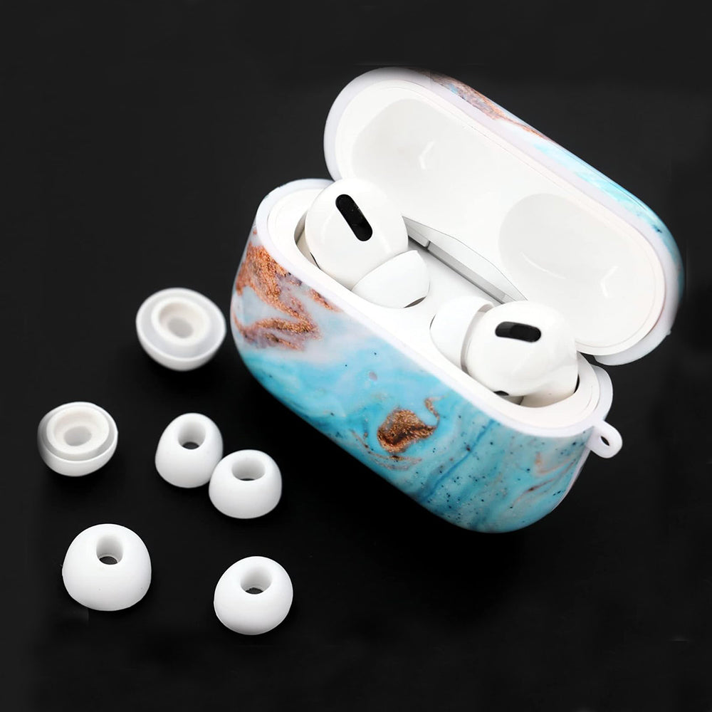 Тапи Techsuit ET1 за Apple AirPods Pro Series, Комплект 3 броя, Бели