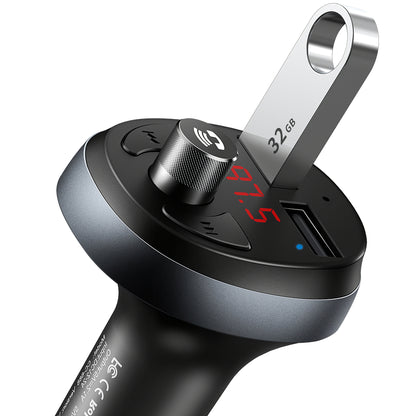 FM Bluetooth модулятор McDodo, 2 x USB-A