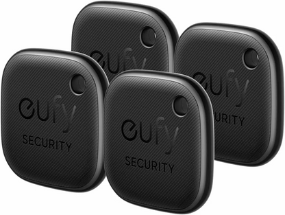 Eufy Security SmartTrack Link за iOS Series, комплект от 4 броя, черен E87B0012