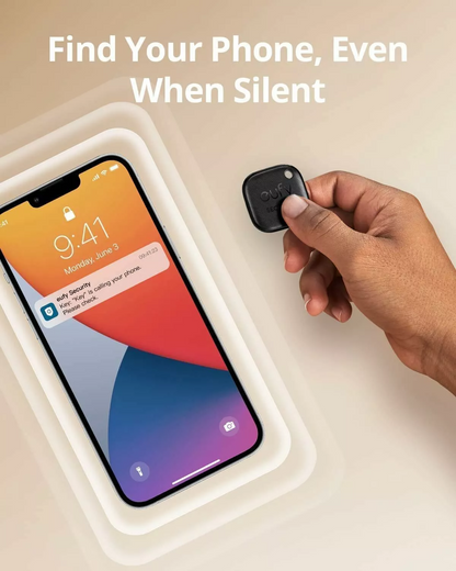 Eufy Security SmartTrack Link за iOS Series, комплект от 4 броя, черен E87B0012