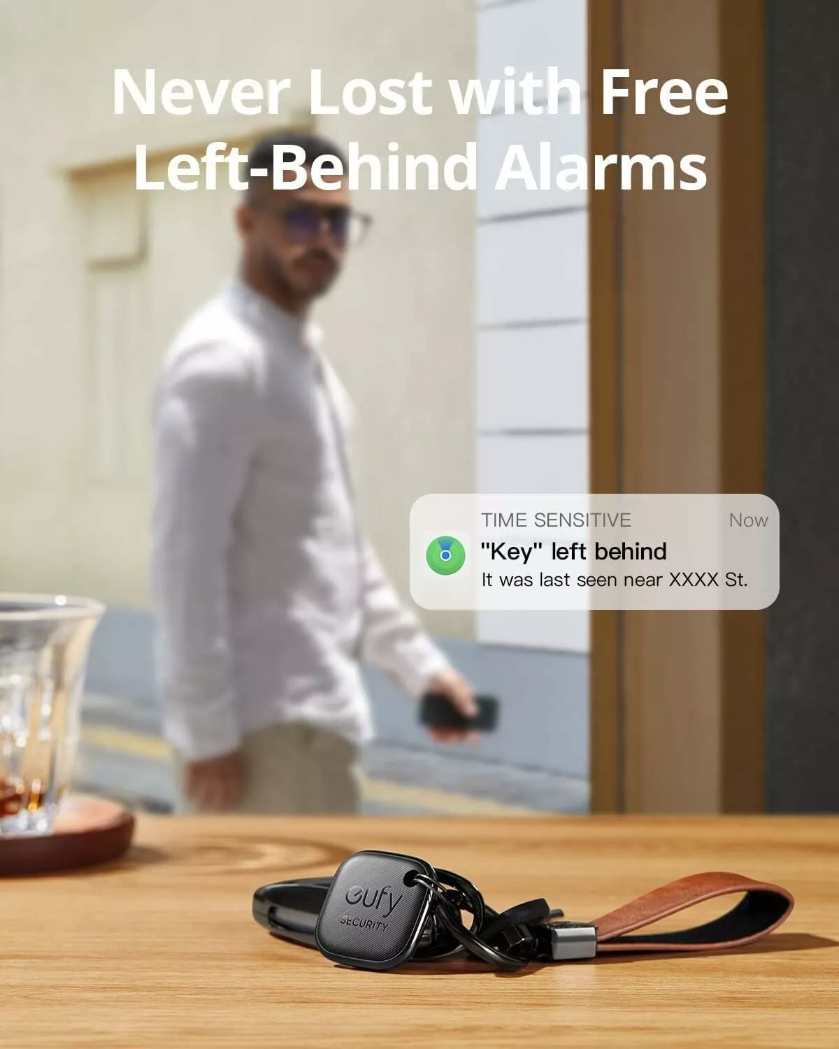 Eufy Security SmartTrack Link за iOS Series, комплект от 4 броя, черен E87B0012