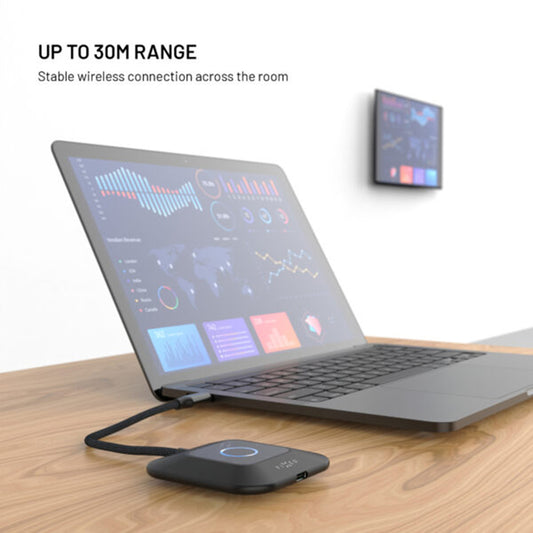 Безжичен HDMI екстендер Fixed AirLink, 1080P, Черен