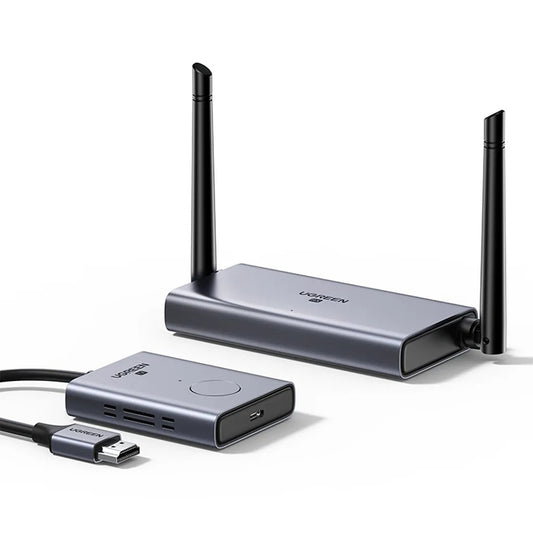 Безжичен HDMI екстендер UGREEN CM506, 1080P, Сив