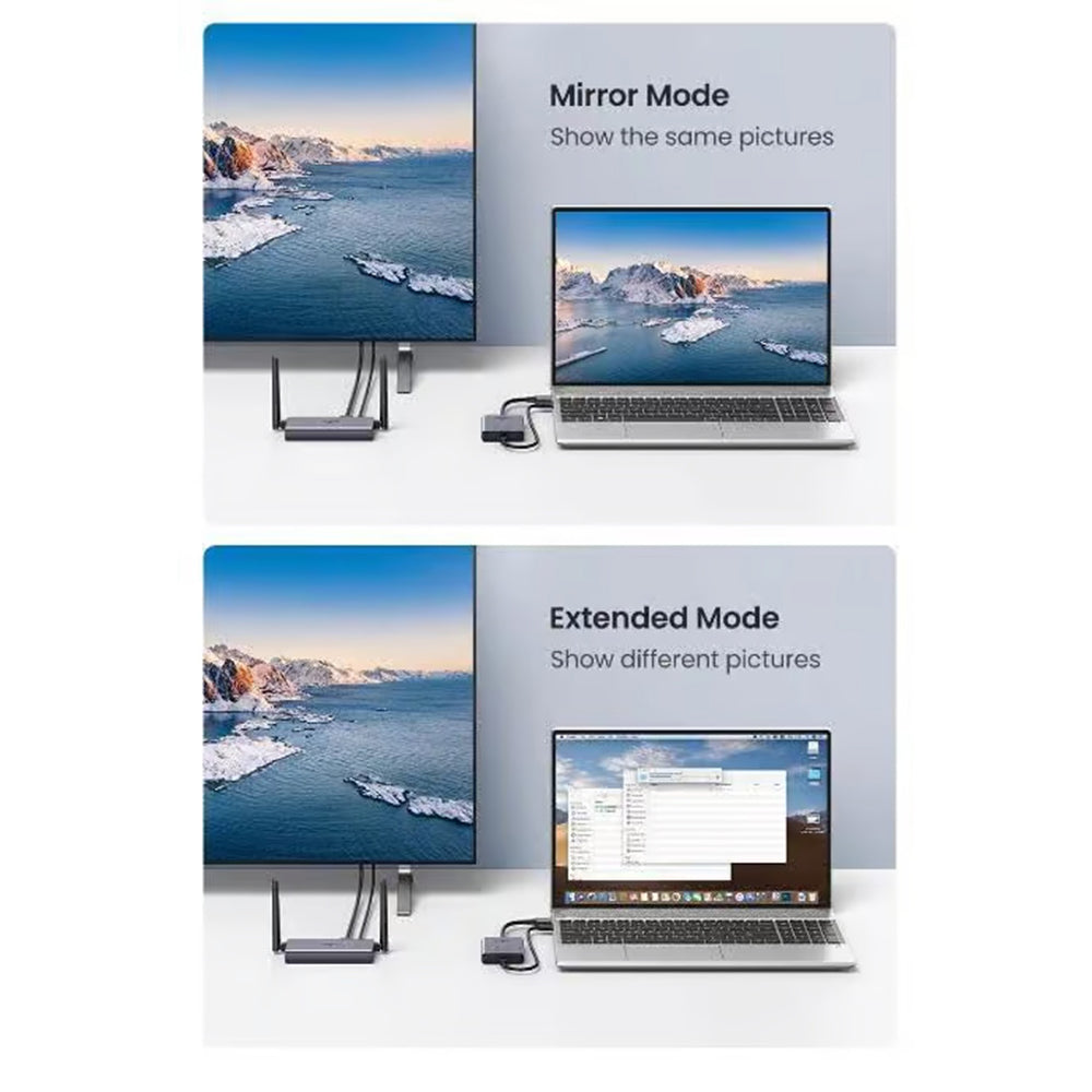 Безжичен HDMI екстендер UGREEN CM506, 1080P, Сив