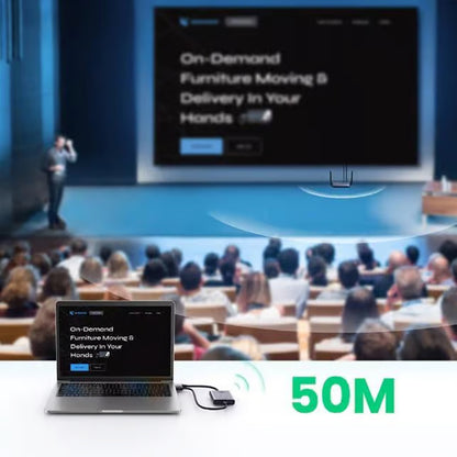 Безжичен HDMI екстендер UGREEN CM506, 1080P, Сив