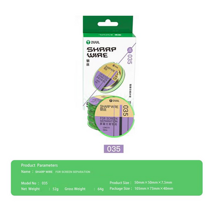 Телефонен молибденов проводник 2UUL 035 GS, 100м