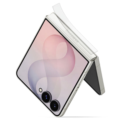Протекторна фолио за панта Ringke Dual Easy за Samsung Galaxy Z Flip8 F776, пластмаса, комплект от 2 броя