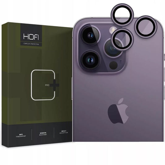 Защитно фолио за задна камера Tech-Protect CamRing Fit+ за Apple iPhone 14 Pro Max / 14 Pro, Закалено стъкло, Лилаво