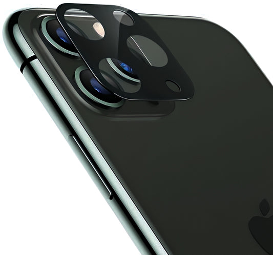 Протектор за задна камера XO Design 3D за Apple iPhone 12 Pro Max, закалено стъкло, черен