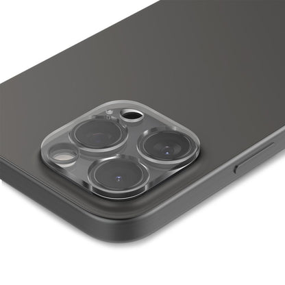 Spigen Optik Защитно фолио за задна камера за Apple iPhone 15 Pro Max / 15 Pro, защитено от стъкло, пълно залепване, комплект 2 броя, прозрачно