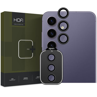 Защитно фолио за гърба на камерата HOFI CamRing PRO+ за Samsung Galaxy S24+ S926, със стъклена защита, Black 