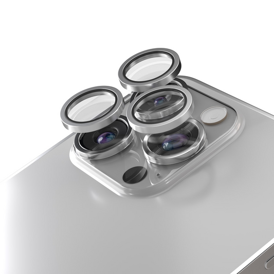 Протектор за задна камера Etteri за Apple iPhone 16 Pro Max / 16 Pro, закалено стъкло, сив