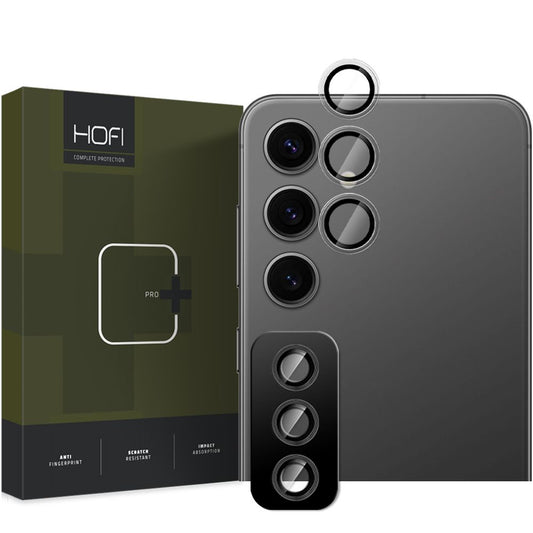 Протектор за задна камера HOFI CamRing PRO+ за Samsung Galaxy S25+ S936, закалено стъкло, черен