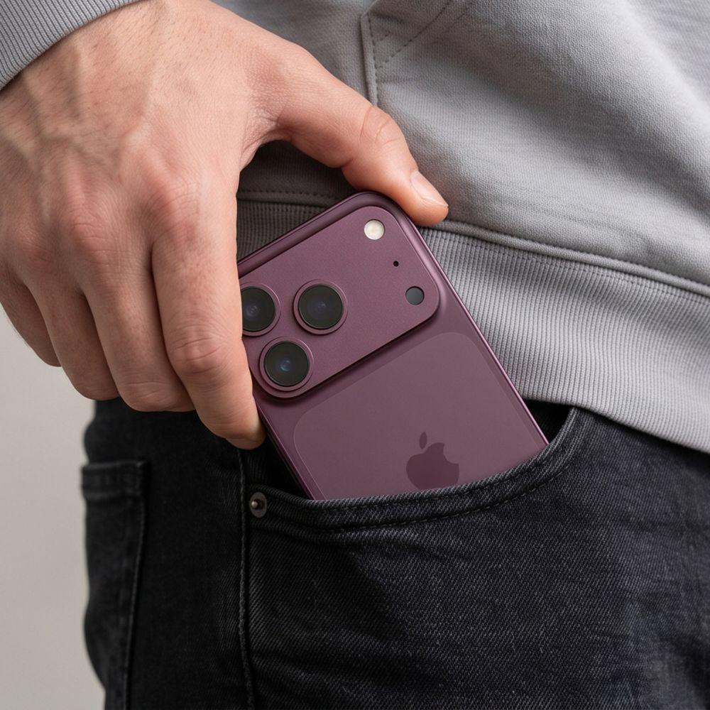 Tech-Protect CamFull Fit+ Rear Camera Protective Film for Apple iPhone 18 Pro Max, Tempered Glass, Burgundy