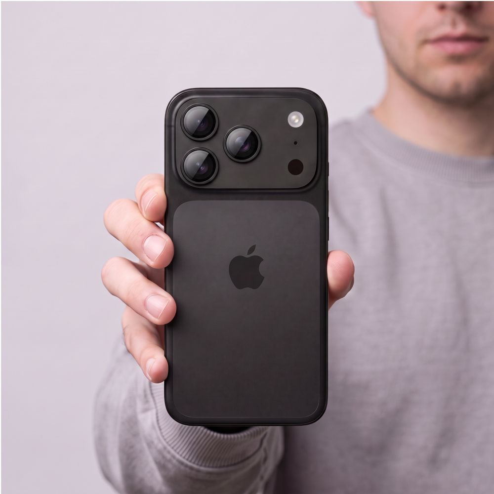 Протектор за задна камера Tech-Protect CamFull Fit+ за Apple iPhone 18 Pro, закалено стъкло, черен
