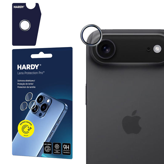 Защитно фолио за задна камера 3MK Hardy Protection Pro за Apple iPhone 17 Air, закалено стъкло, сиво