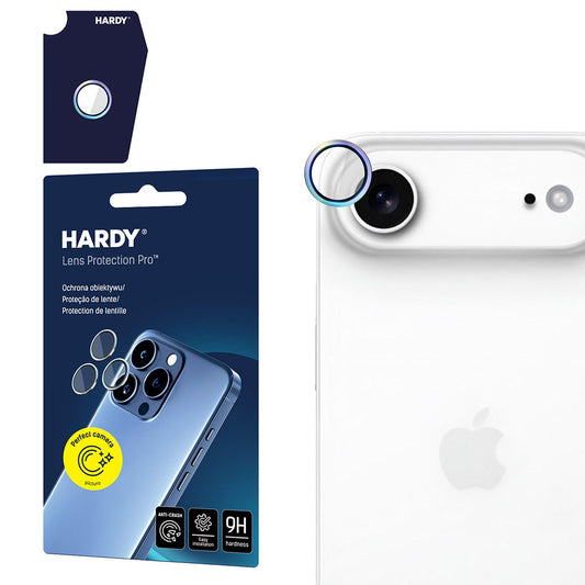 Защитно фолио за задна камера 3MK Hardy Protection Pro за Apple iPhone 17 Air, закалено стъкло, многоцветно