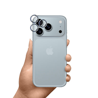 Защитно фолио за задна камера 3MK Hardy Protection Pro за Apple iPhone 17 Pro Max / 17 Pro, закалено стъкло, бежово