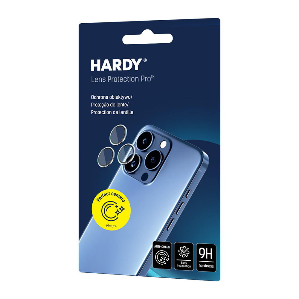 Защитно фолио за задна камера 3MK Hardy Protection Pro за Apple iPhone 17 Pro Max / 17 Pro, закалено стъкло, бежово