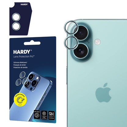 Защитно фолио за задна камера 3MK Hardy Protection Pro за Apple iPhone 17, Закалено стъкло, Зелено