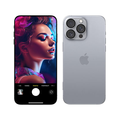 Защитно фолио за задна камера 3MK Pro Full Cover за Apple iPhone 17, закалено стъкло, черно.