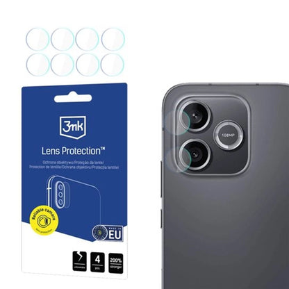 Защитно фолио за задна камера 3MK Protection за Honor 600 Lite, закалено стъкло, комплект от 4 броя, прозрачно