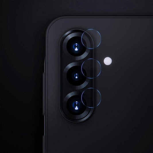 Протектор за задна камера 3MK Protection за Samsung Galaxy S21 5G G991, гъвкаво стъкло, комплект от 4 броя, прозрачен