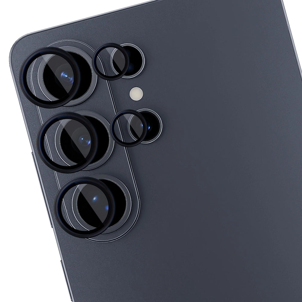 Фолио за защита на задната камера 3MK Protection за Samsung Galaxy S26 Ultra S948, Закалено стъкло, Черно